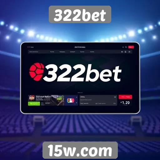 Plataforma 322bet disponibiliza apostas esportivas ao vivo